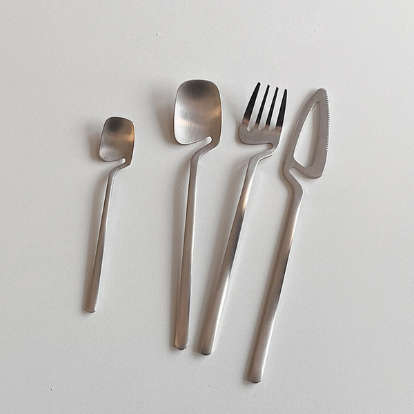 Stainless Steel Fork Spoon and Knife Set Reusable Cutlery