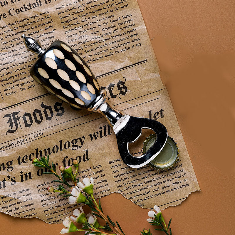 Wooden and Stainless Beer Bottle Opener 