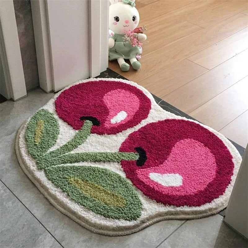 Tart Cherry Tufted Bath Mat