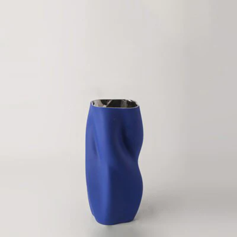 Twisted Ceramic Flower Vase