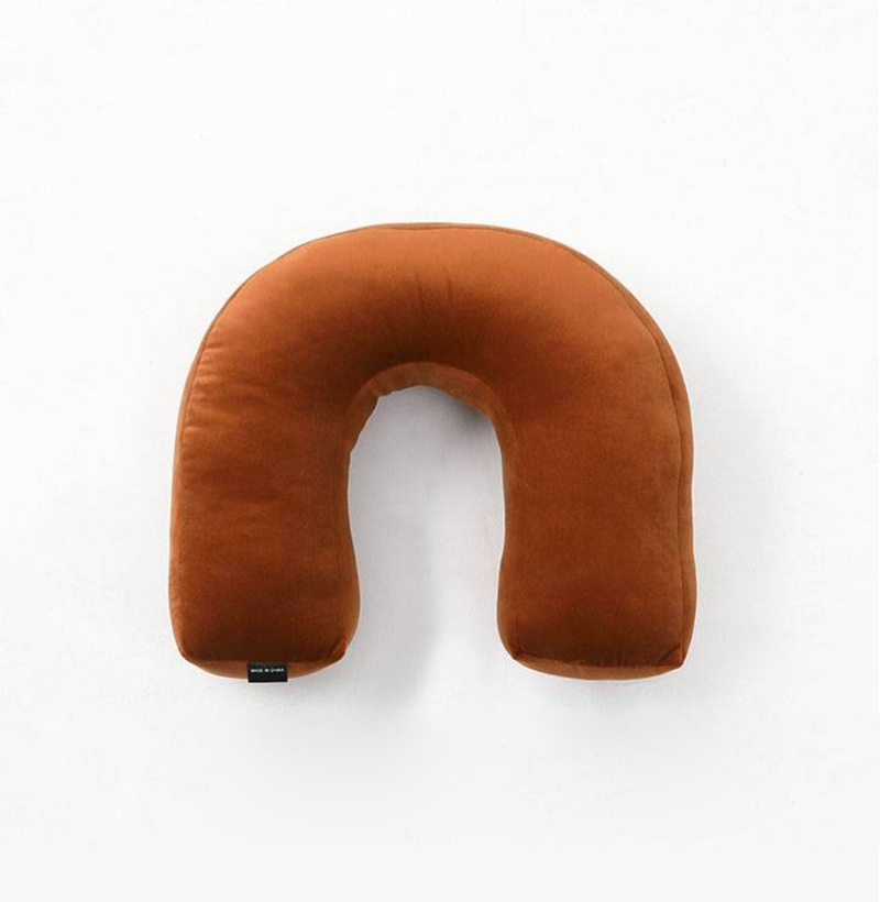 Velvety Retro Shapes Pillow