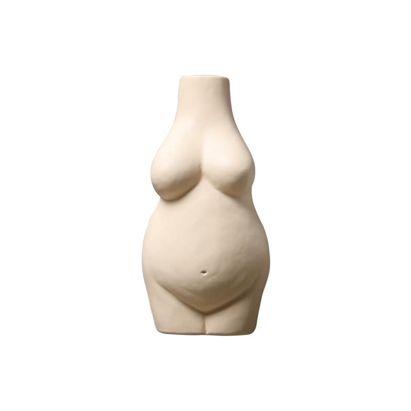 female nude body resin sculpture beige fridge magnet