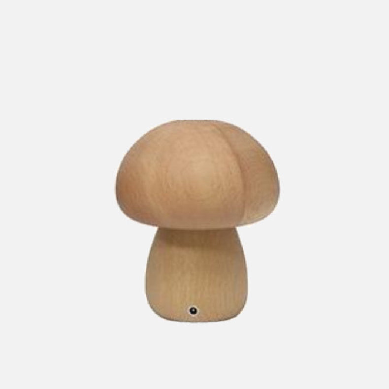 Wood Effect Mushroom Cordless Table Lamp