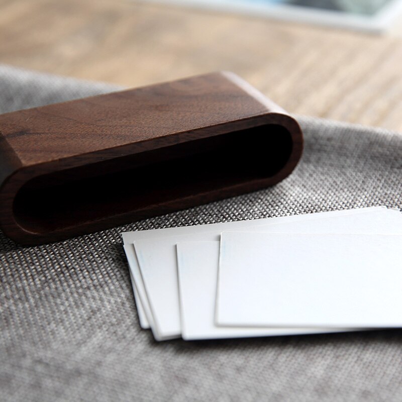 Oblique Walnut Card holder