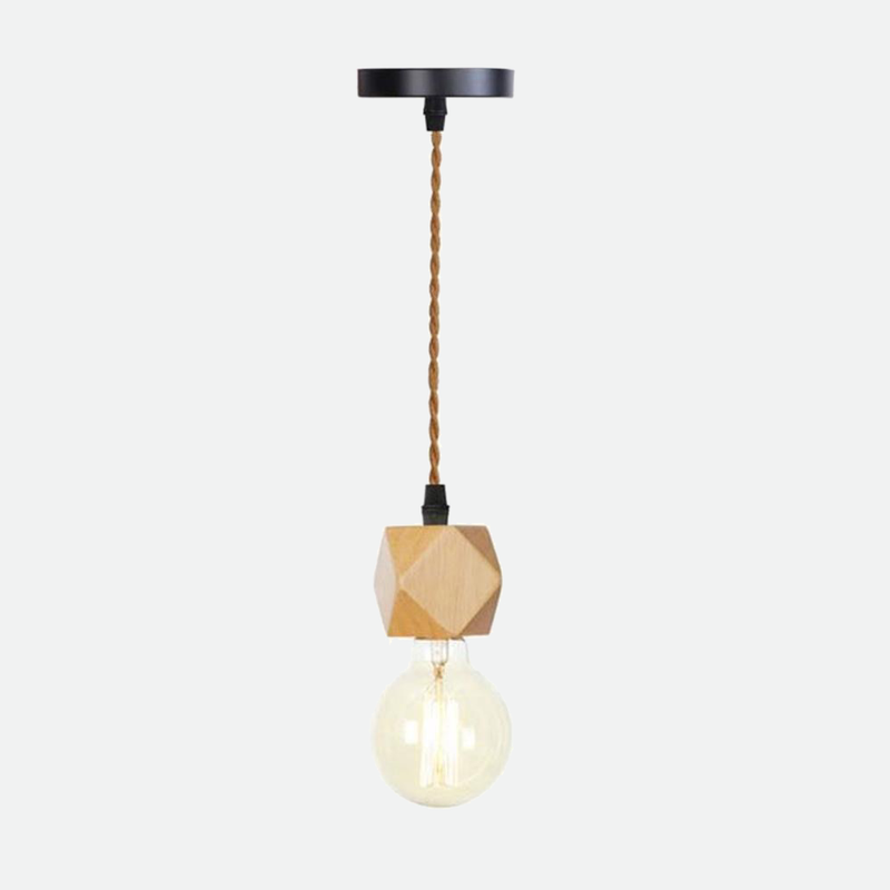 Wood Vintage Pendant Lamp