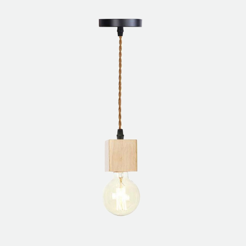 Wood Vintage Pendant Lamp