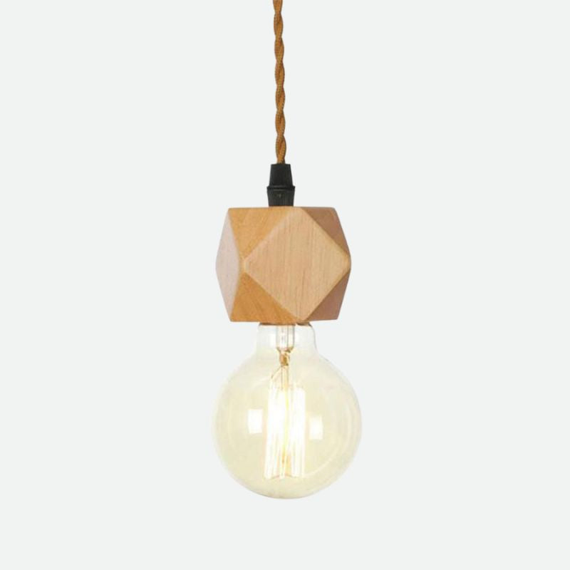 Wood Vintage Pendant Lamp