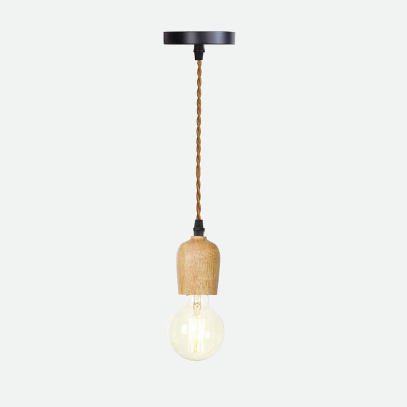 Wood Vintage Pendant Lamp