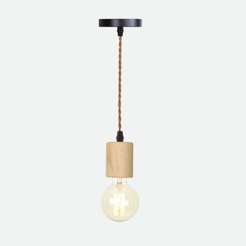 Wood Vintage Pendant Lamp