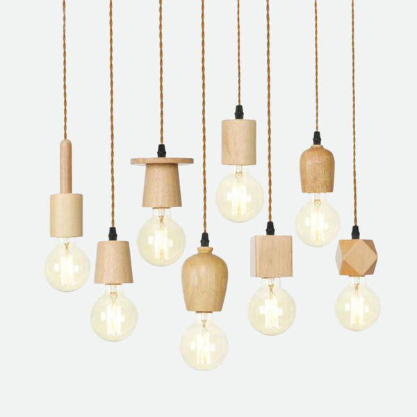 Wood Vintage Pendant Lamp