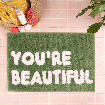 Anti- Slip Doormat English Letters Design 