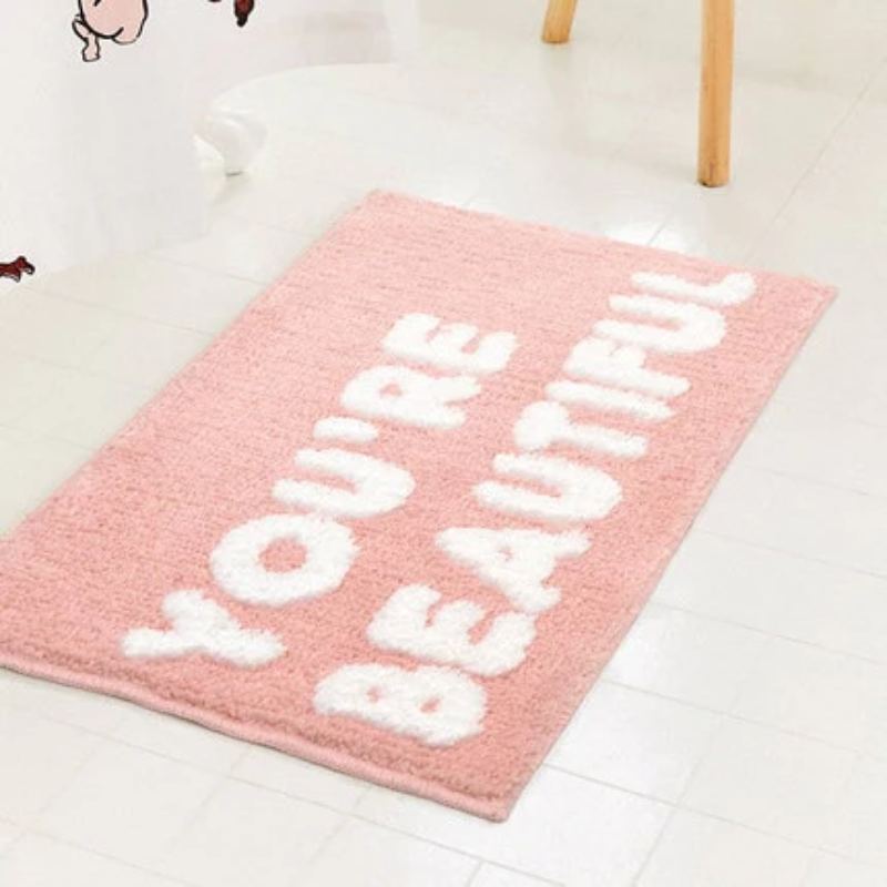 Anti- Slip Doormat English Letters Design 