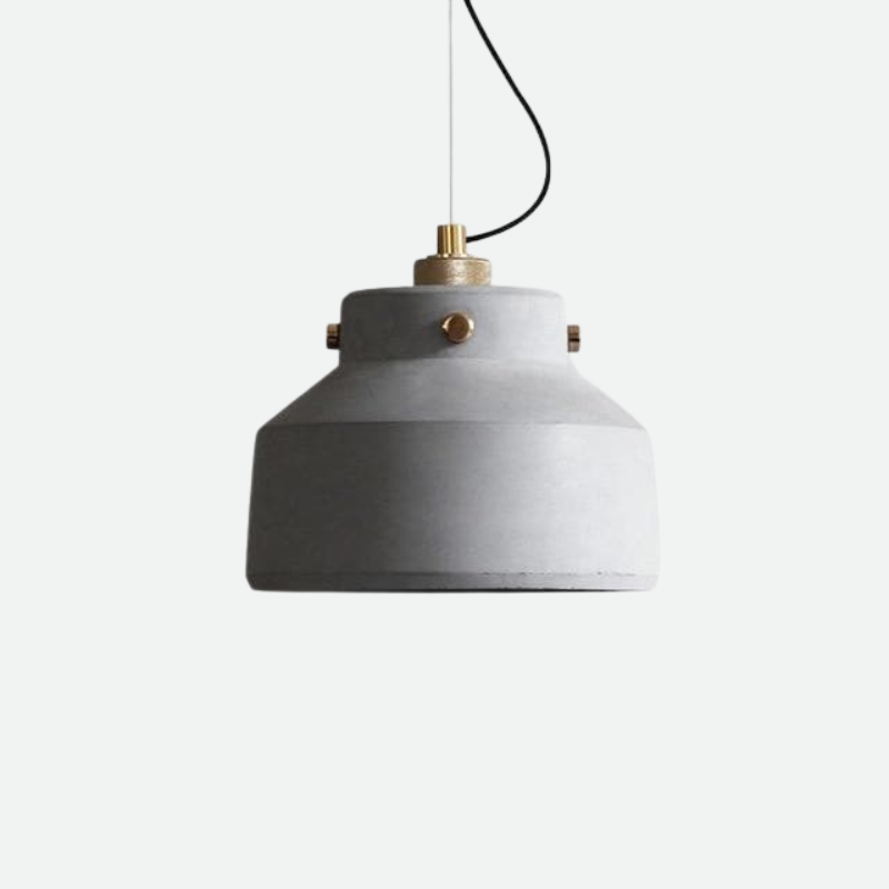 Ceramic Stone Minimalist Art Pendant Light with LED Bulbs