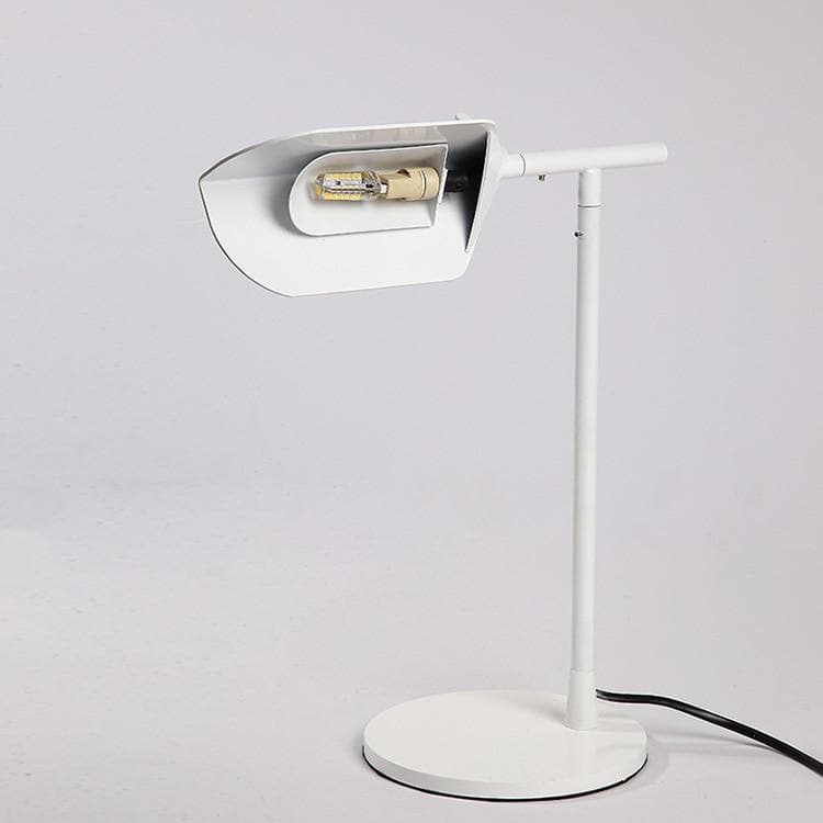 white metallic Post Modern table lamp