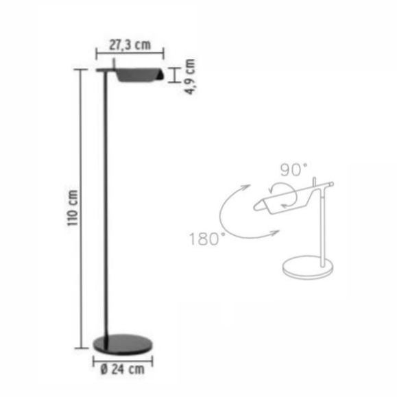 Tab Division LED Lamp Series - Floor Lamp