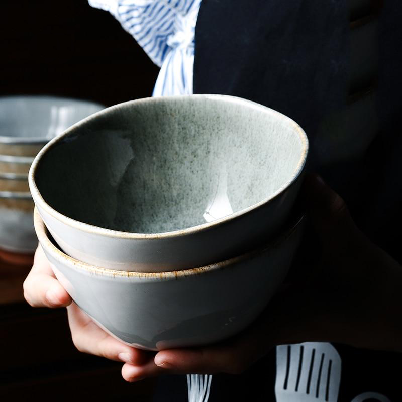 Grey and stone Ceramic Bowls