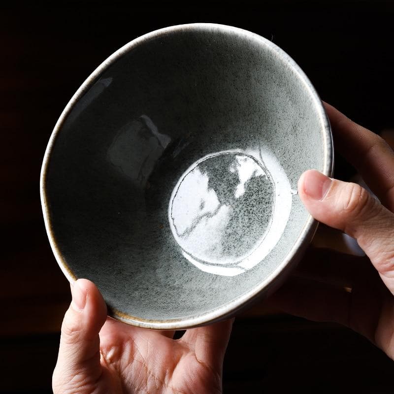 Grey and stone Ceramic Bowl