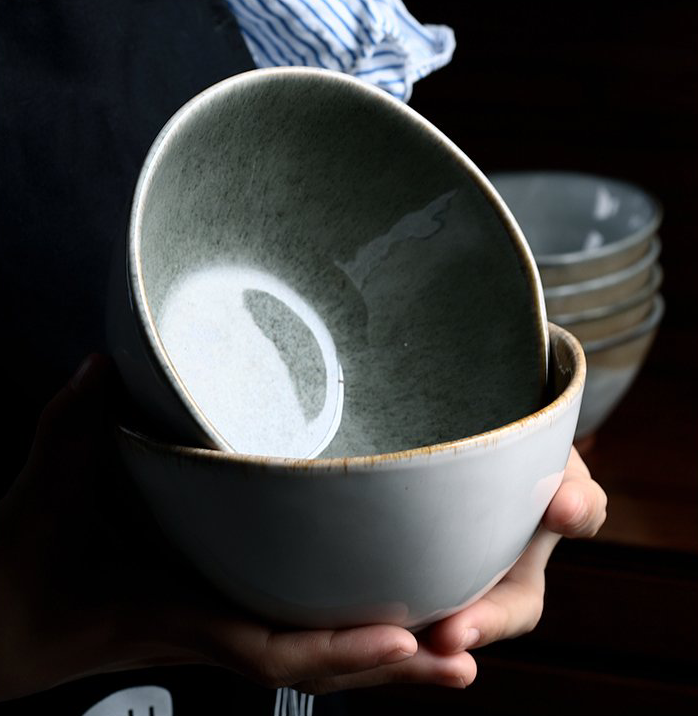 Grey and stone Ceramic Bowls