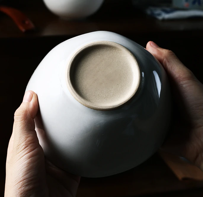 Grey and stone Ceramic Bowl