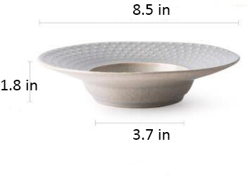 Round Ceramic Plate Measurements