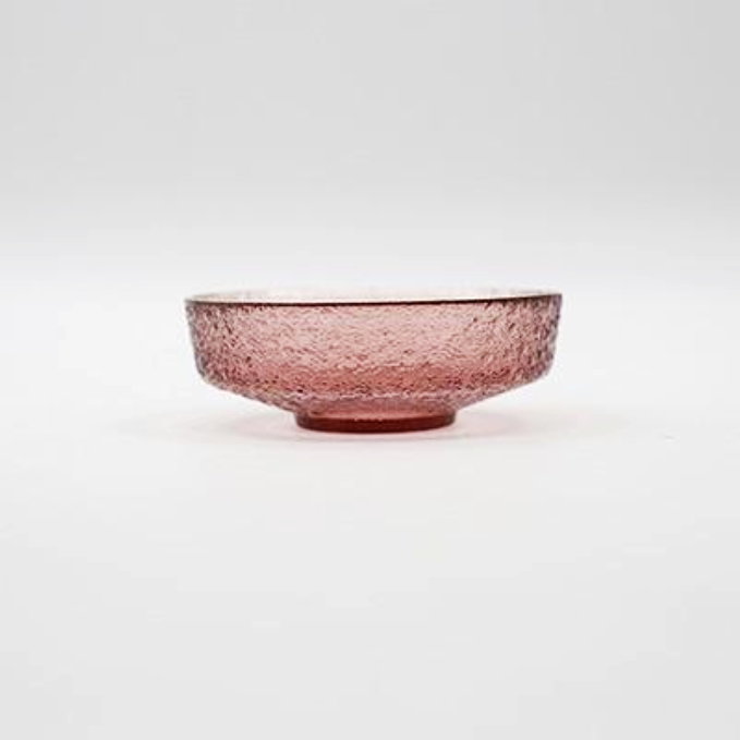 Glass bowl with Gold Trim