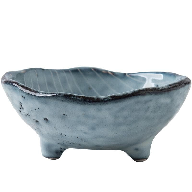 Japanese Porcelain Bowls for Modern Kitchen and Home Decor blue gray