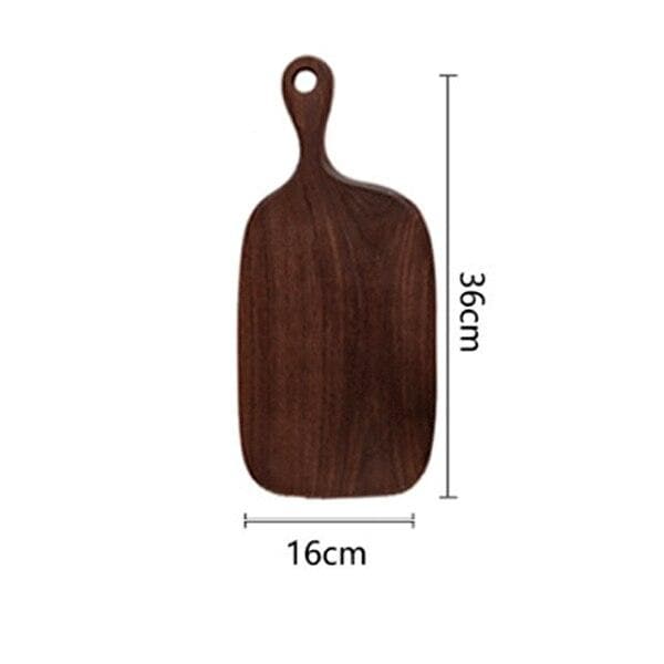 rectangle Black Walnut Cutting Board with handle