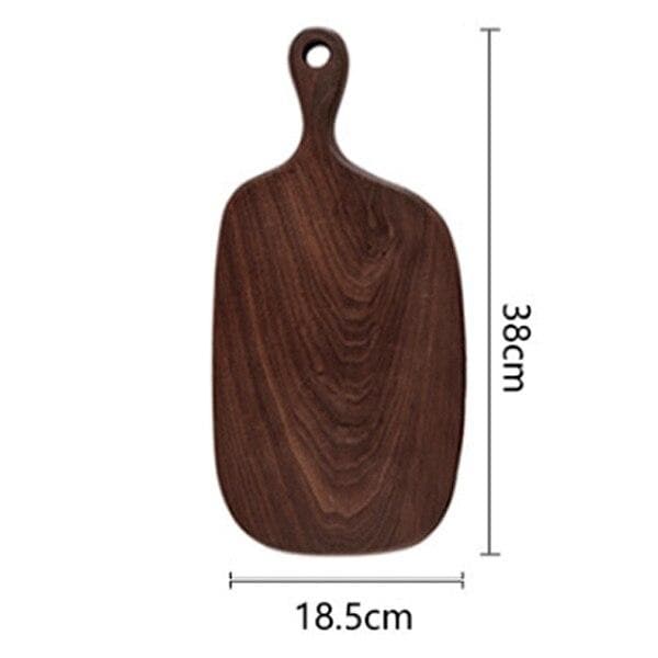 rectangle Black Walnut Cutting Board with handle