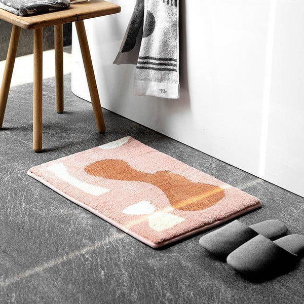 Blush Comfortable Bathroom Mat