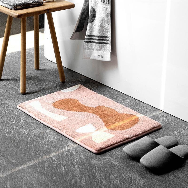 Blush Comfortable Bathroom Mat