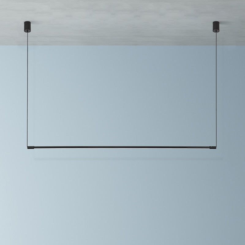 linear metal glass light beam LED pendant light and wall lamp