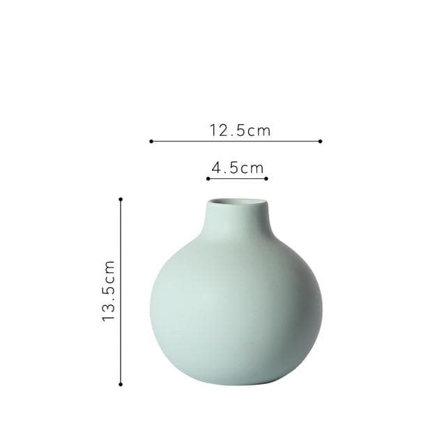 Shades of Blue Ceramic Vase