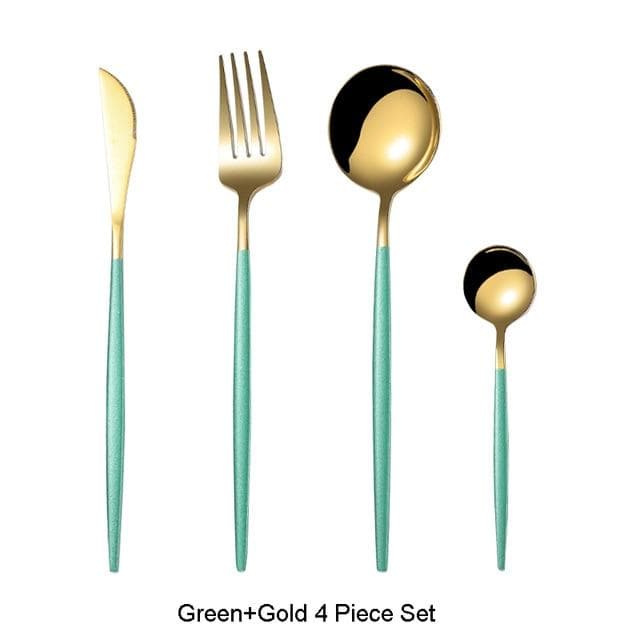 Rainbow Brights Flatware 4Pc Set - Final Sale