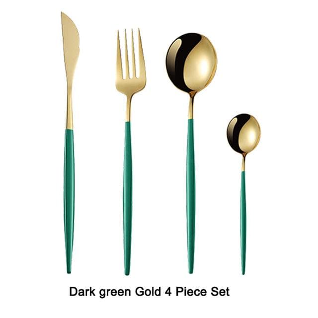 Rainbow Brights Flatware 4Pc Set - Final Sale