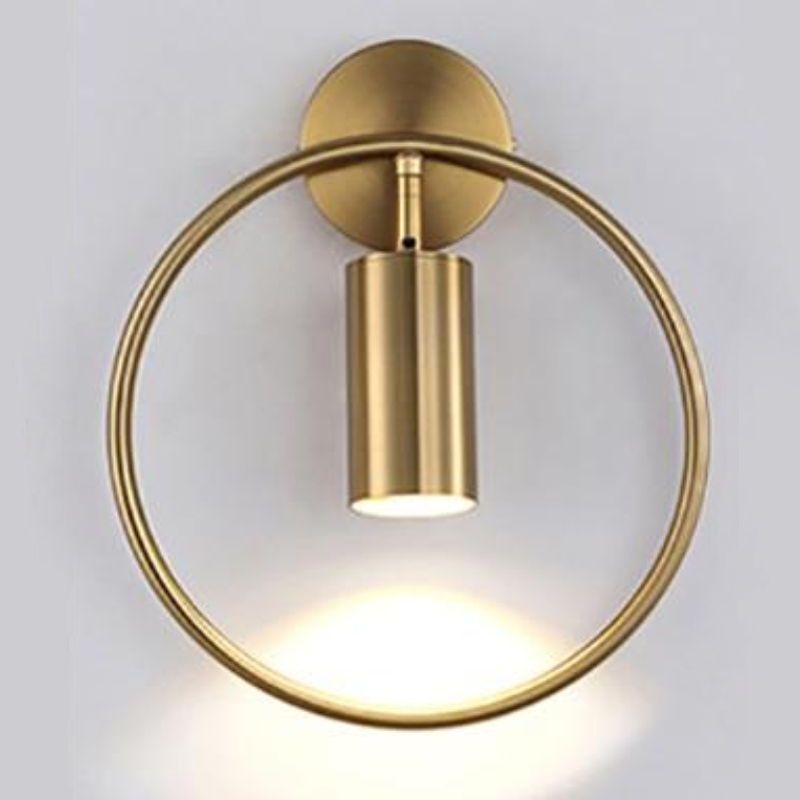 Brass Ring LED Wall Light