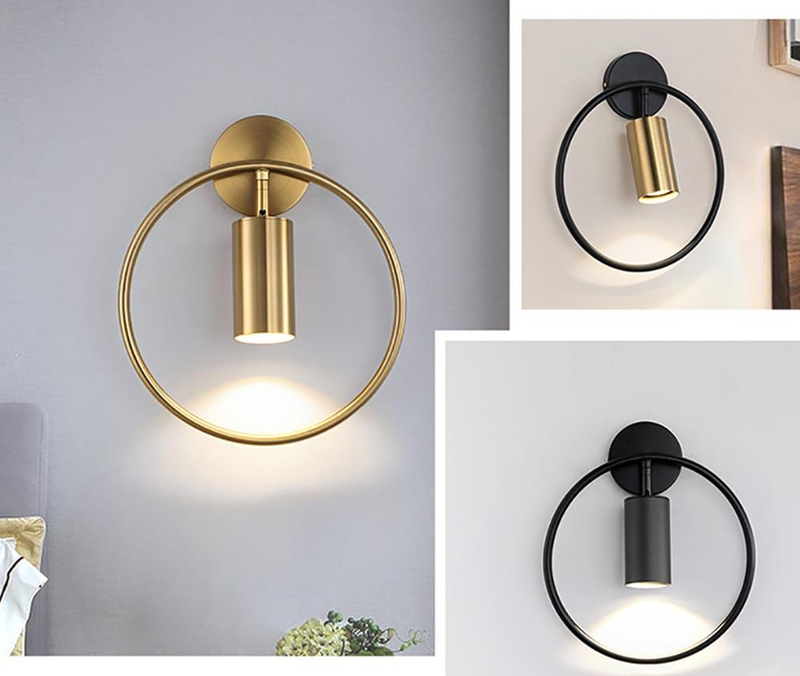 Brass Ring LED Wall Light