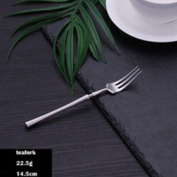 stainless steel matte finish cutlery set