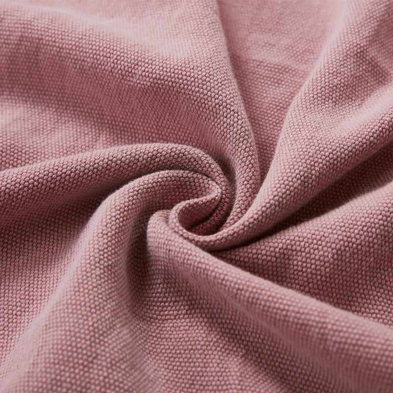 rectangle cotton Woven Jacquard design Dusty Pink