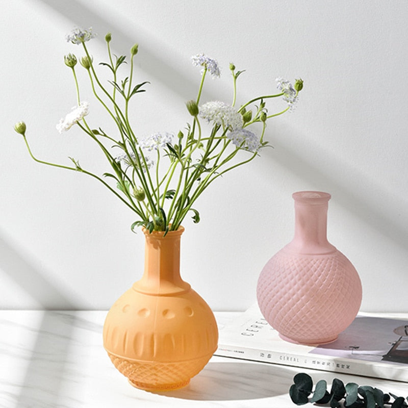 Ciela Colored Frosted Glass Vase