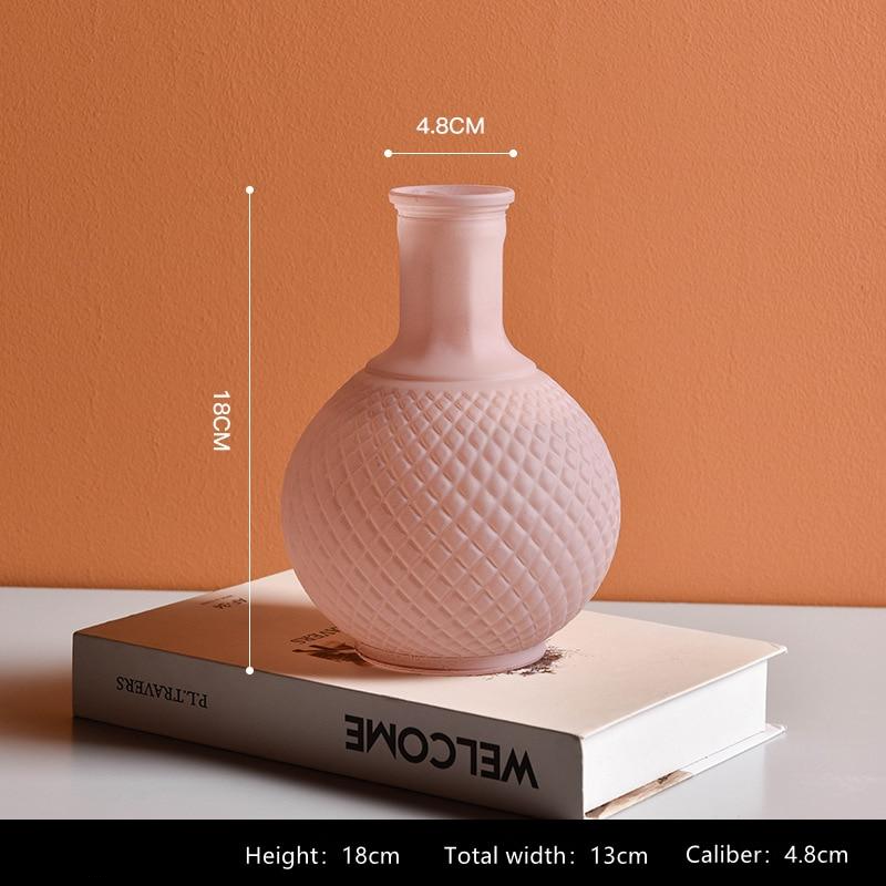 Ciela Colored Frosted Glass Vase