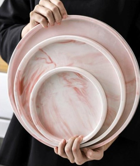 Marble Ceramic Storage & Serving Decorative Trays