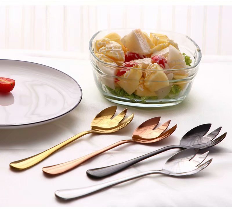 Western Stainless Steel Salad Cutlery Set