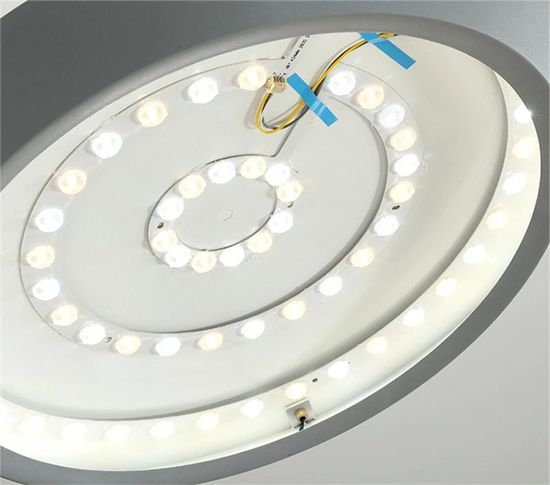 flat round LED hanging ceiling pendant light