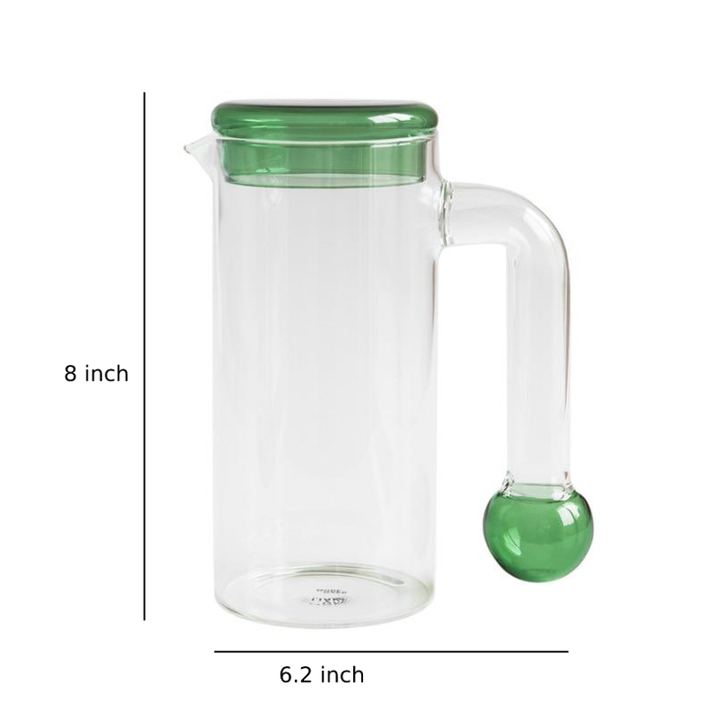 Green Dot Glass Drinkware