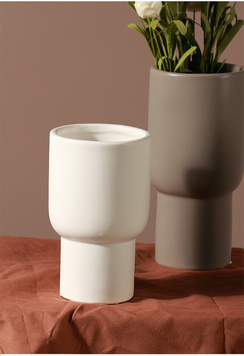 Modern Minimalist Style Handmade Ceramic Vase