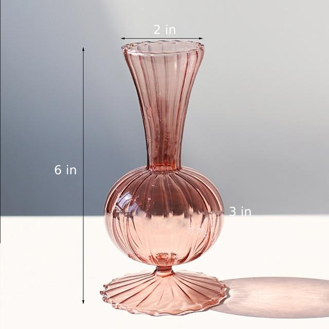 textured abstract shape pink tabletop vase