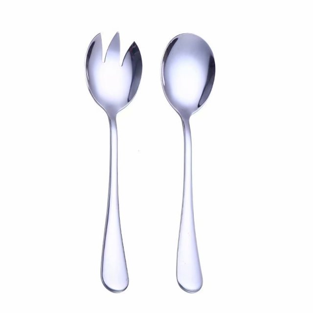 Western Stainless Steel Salad Cutlery Set Silver