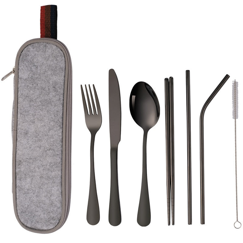 Oni Flatware 8 PC Travel Set