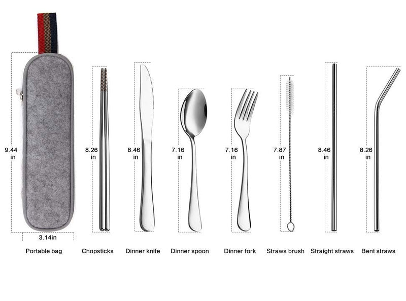 Oni Flatware 8 PC Travel Set