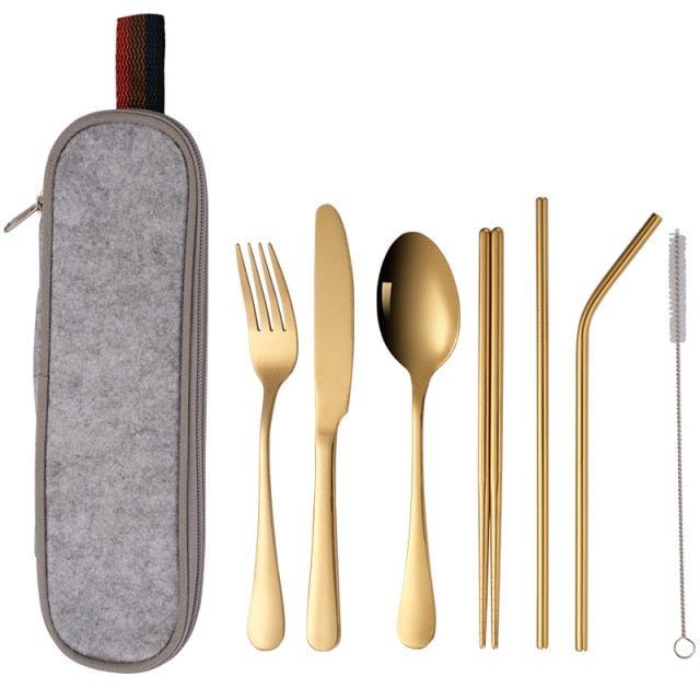 Oni Flatware 8 PC Travel Set